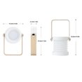 thumbnail image 3 of WIFKLSIIPG 4 in 1 Folding Table Lamp Retractable LED Light Wooden Handle Portable Light Control Dimmable 3 Brightness Night Light for Reading Outdoor Camping, 3 of 7
