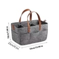 thumbnail image 3 of Foldable Diaper Caddy Organizer with Removable Compartments - Portable Baby Changing Tote for Diapers, Wipes, Pump & Travel Storage, 3 of 4