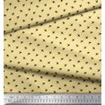 thumbnail image 2 of Soimoi Modal Satin Fabric Swallow Bird Small Print Fabric by Yard 42 Inch Wide, 2 of 3