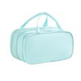 thumbnail image 1 of Bwiyojiz Storage & Organization Cloth Large-capacity Portable Cosmetic Bag with Three-layer Partitions for, Green, Home Gifts, 1 of 6