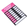 thumbnail image 1 of Unique Bargains Business Hour Sign PVC Self Adhesive Operation Hour Sticker Pink, 1 of 5