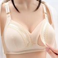 thumbnail image 4 of Womans Nursing Bra Front Release Glossy Comfortable Breathable Bra Underwear No Rims, 4 of 9