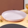 thumbnail image 1 of Grandes Assiettes Rondes en Plastique / Assiettes de Salle à Manger pour Collations, Salade et Os / Fond Antidérapant pour Protéger la Table / Durables et Résistantes aux Égratignures / Ensemble de 1 Assiette pour la Cuisine et la Maison, 1 of 3