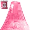thumbnail image 2 of TIMIFIS Encrypted Dome Net Encrypted Dome Mosquito Net Ceiling Floor Installation for 1.5M-1.8M Beds Home Essentials, 2 of 6