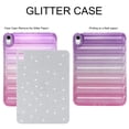 thumbnail image 1 of Étui de Tablette Bling Pailleté de Luxe pour IPAD PRO11 AIR3 4 5 Résistant aux Chutes IPAD 10 Mini 4 5 6 Silicone Souple Transparent Mode Rose pluple pour IPAD Mini 4, 1 of 6