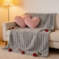 thumbnail image 1 of Double Layer Raschel Fleece Blanket | Soft, Thick & Warm for Bed, Sofa & Lounging, 1 of 6