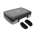 thumbnail image 2 of Lipstore Stepper Aérobique Marche d'Exercice Multifonction pour Gym à la Maison Force Gris Noir withRiser, 2 of 8
