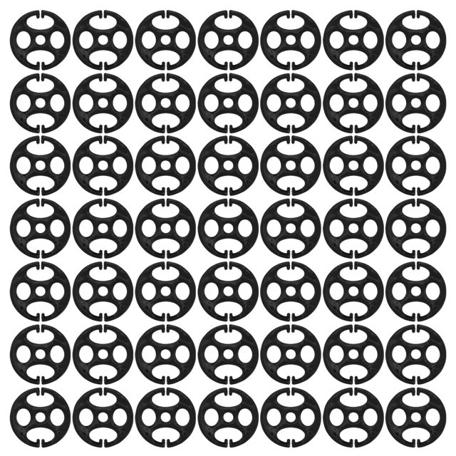 100 Pcs Boucles de Réglage de Siège de Voiture Boucles de Siège ABS Boucles de Réglage de Bande Élastique