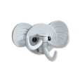 thumbnail image 2 of QTOCIO 1 Piece Elephants Shape Wall Hook Strong Adhesive Traceless Hanger Suitable For Home Kitchen Bathroom Organization Durables Material Rotating Designs Cute Decor, 2 of 4