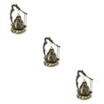 thumbnail image 3 of VONKY Dragon Fengshui Bell Good Luck Bless Home Decor Desk for dragon 7x7x12cm 3Set, 3 of 6
