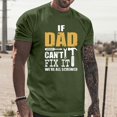 thumbnail image 2 of LUOGENLI T-shirts pour Homme pour Hommes Masculin Printemps et Été Fête des Pères Décontracté Rétro Lettrage Impression Partielle T-Shirt Col Rond Manche Courte Haut T-shirts pour Homme T-Shirt Graphique Pâques Vert Armée TTTG, 2 of 5