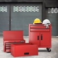thumbnail image 4 of Ironmax Coffre à Outils Roulant à 6 Tiroirs Armoire de Rangement 3-en-1 Robuste avec Roues Universelles Rouge, 4 of 10