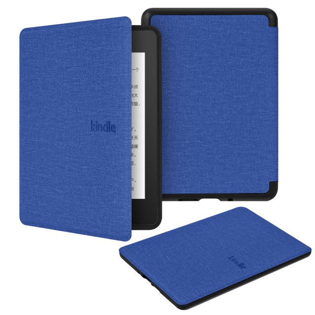 GANGXUN Fabric Texture TPU Soft Case for Amazon Kindle Paperwhite6 – Smart Wake/Sleep, Shockproof, Lightweight Cover