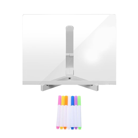 Pastel Board Under $15 Doodle Glow Acrylic Board Light Board Drawing Board Note Board With Colors Board With Multifunctional Angle Adjustable Stand Glow Message Board With 7 10ml Pens