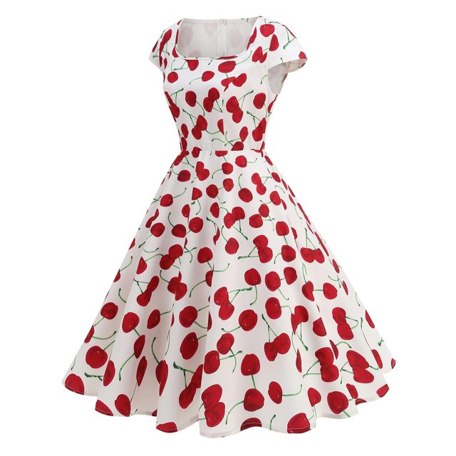 Ovzne Robes pour Femmes 2025 Robe Femme Robe Parent-Enfant Style Floral Robe à Nœud Camisole Robe de Printemps à Manches Courtes Imprimée Liquidation