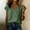 Green-A, variant on Daiosportswear Summer Women'S V-Neck Loose Solid Color Pullover Wrap Top Shirt,Linen Top Gray-A XL(XL)