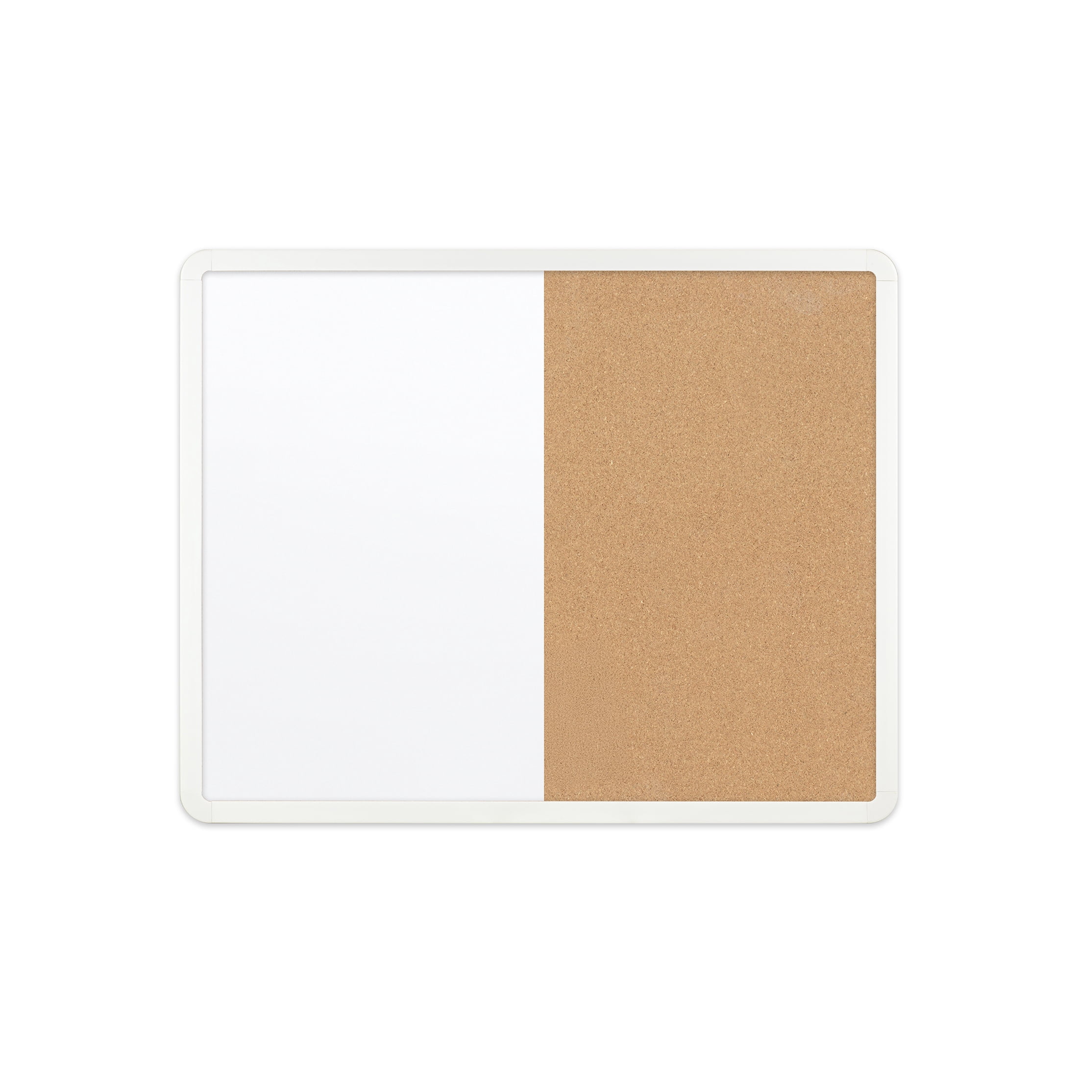 Quartet Dry Erase & Cork Combo Board 18 x 24 Plastic Frame White