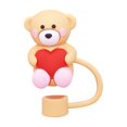 thumbnail image 1 of TopLLC Kitchen Gadgets, Kitchen Accessories, Kitchen Utensils, Kitchen Tool Valentine's Day Straw Straw Stopper Straws cap, 1 of 5