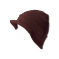 thumbnail image 1 of Cuff Beanie Visor Skull Cap Hat Beanie - Brown, 1 of 1