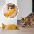 thumbnail image 2 of Dvruxg Jouets pour Chat Poisson, Jouets Doux à l'Herbe à Chat Poisson, Jouets à l'Herbe à Chat Durables et Très Interactifs, Jouets Interactifs de Lancer d'Exercice pour Chaton pour Chats d'Intérieur, 2 of 5