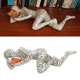 thumbnail image 4 of Innovative Reading Woman Ornament, Exquisite Workmanship Hand Painted Reading Woman Figurine  For Living Room C, 4 of 8