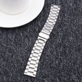thumbnail image 4 of Stainless Steel Watchband Three Bead Steel Watch Belt Creative Smartwatch Strap Compatible for Fitbit Versa Smartwatch Silver, 4 of 8