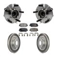 thumbnail image 1 of Transit Auto Front Hub Bearing Assembly Coated Disc Brake Rotors and Ceramic Pads Kit for Car Hyundai Genesis Coupe KBB-104713, 1 of 11