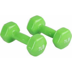 Vinyl Coated Hand Weight Dumbbell Pair, Set of 2