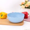 thumbnail image 4 of Mainstays Polypropylene Round Scalloped Bowl, Blue, 4 of 5