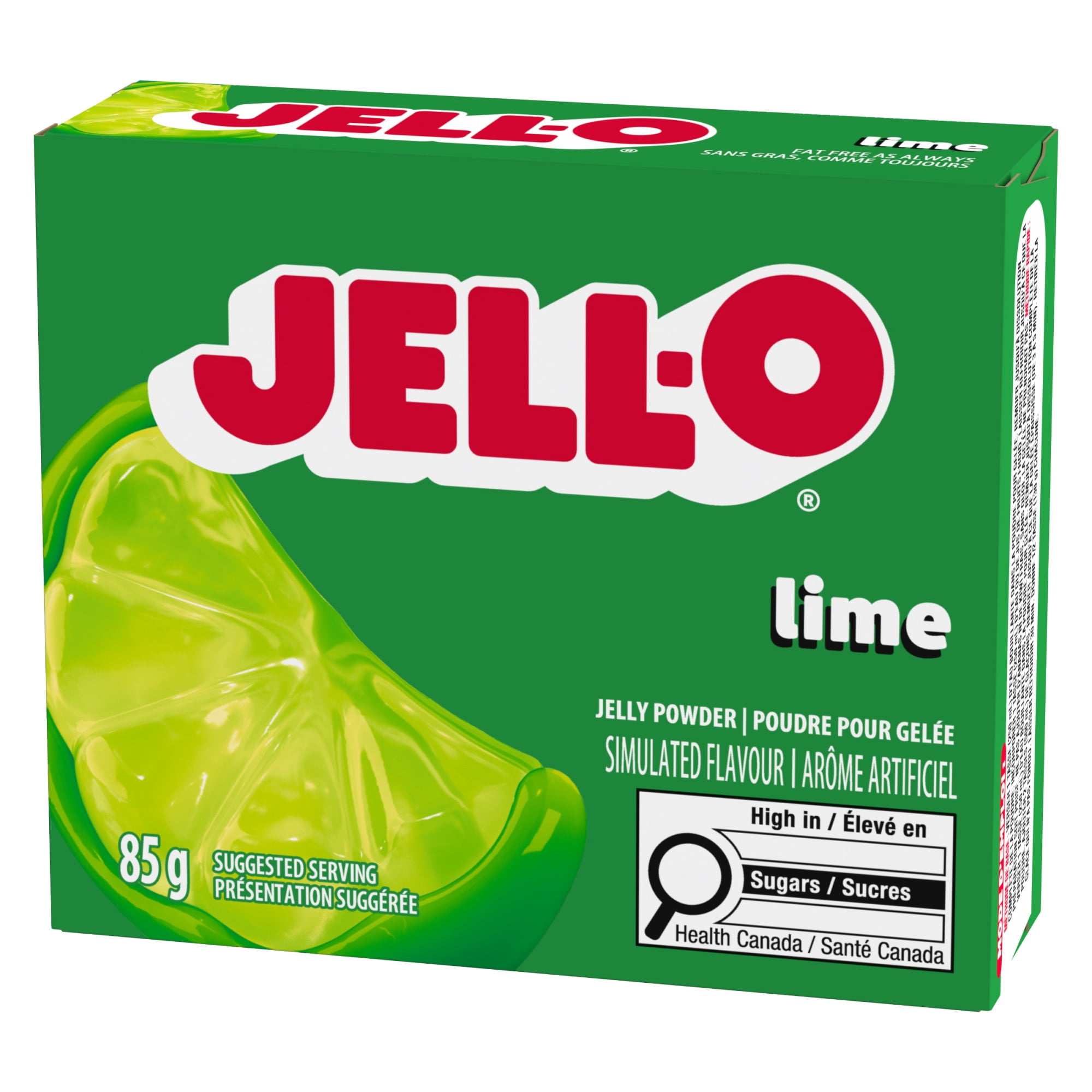 Mélange De Poudre Pour Gelée Lime, Boîte