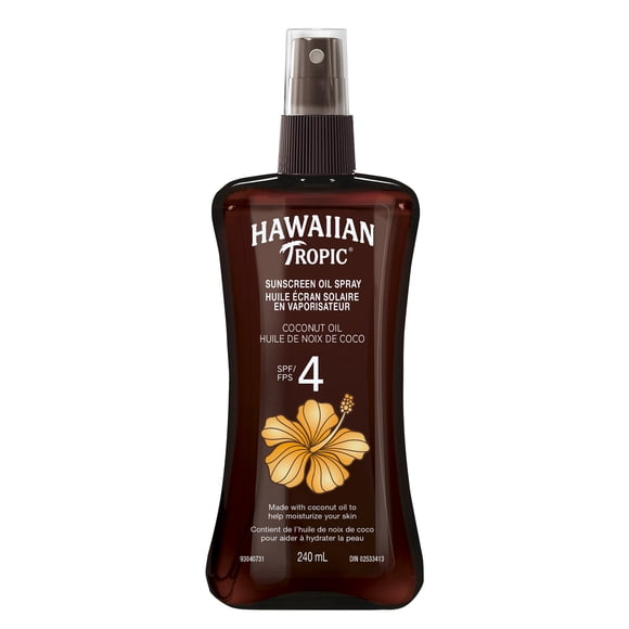 Hawaiian Tropic® Sunscreen Oil Pump Spray, SPF 4