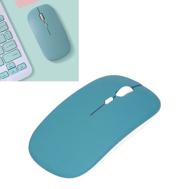 ANGGREK Cordless Mouse, Rechargeable Mute Dual‑Mode 2.4G Portable Three‑Level DPI Adjustable Computer Mouse Wireless For Men For Computer For Women For Laptop