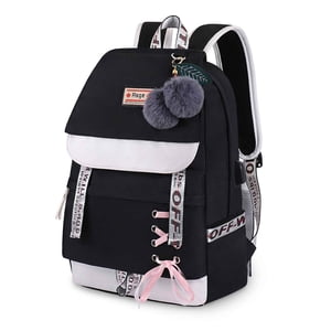 Sac à dos scolaire Filles Satchel Boys Sac à sac avec conception ergonomique Sac à dossier Campus Sac à Dos Nylon Imperméable Sacs à dos Femmes Loisir Sac à main Adolescent Sac à pied Fashionable