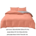 thumbnail image 3 of 4-Piece Washed Cotton Polyester Bedding Set for Dorm Beds | Soft & Breathable Full/Queen Size | Reversible Design with Modern Colors for Students & Kids Rooms, 3 of 6