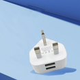 thumbnail image 5 of 1A UK Standard USB Travel Charger Adapter With Three Ports For Mobile Phones, 5 of 5