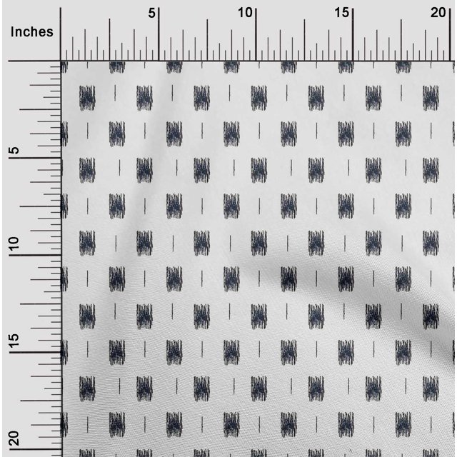 oneOone Tissu en Coton Flex, Imprimé Ikat, 40 Pouces de Large