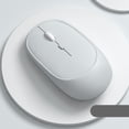 thumbnail image 1 of LSLJS Bluetooth Souris Bluetooth 5.0+Usb 4G Sans Fil Silencieuse avec Récepteur Usb Portable Computer Mice pour Pc Tablette Ordinateur de Bureau Ordinateur Portable, 1 of 5