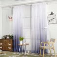 thumbnail image 3 of YZHM Gradient Sheer Curtain Tulle Window Treatment Voile Drape Valance 1 Panel Fabric, 3 of 4