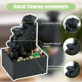 thumbnail image 3 of MesaSe 20004744701to Plastic Tabletop Water Fountain with LED Light Indoor  Black, 3 of 10