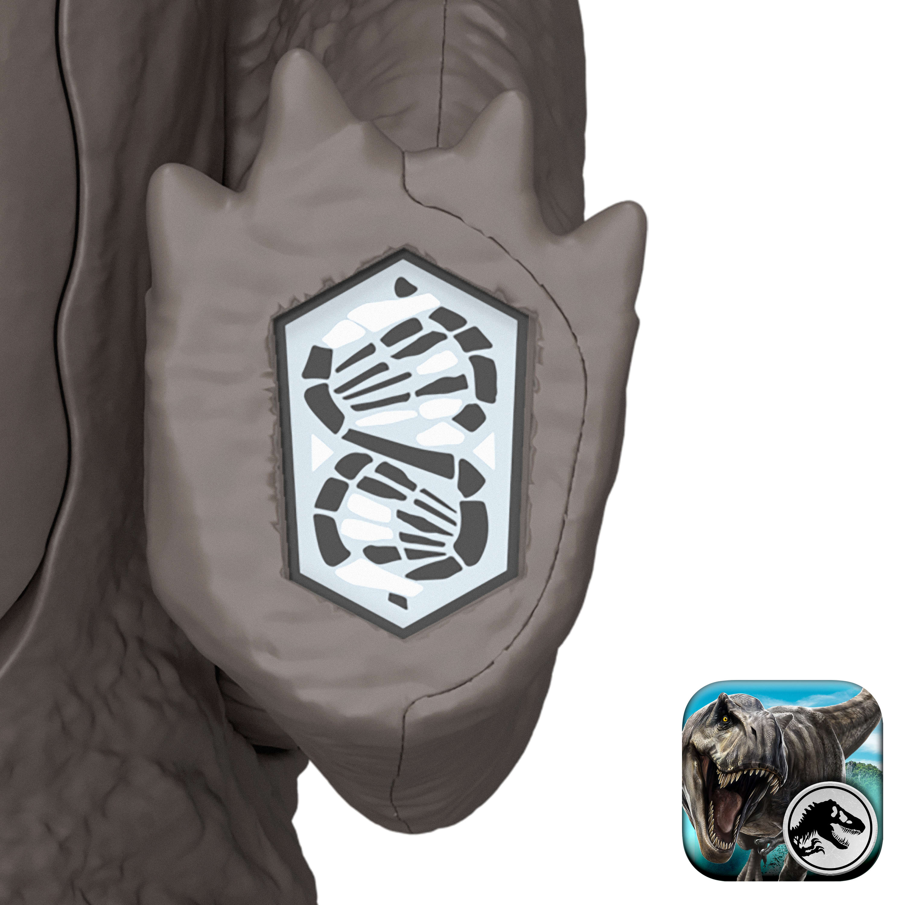 Jurassic World-Nasutoceratops-Figurine articulée avec attaque et son
