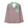 thumbnail image 4 of Rbaofujie Pyjama d'Été pour Femmes Femmes Décontracté Mode Imprimé Manches Longues Hauts Décontractés Pantalons Ensemble de Pyjama Pyjama Mignon, 4 of 4
