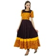thumbnail image 1 of Bimba Longue Kurti Anarkali Manches Mi-Longues Robe Classique Vêtements de Mode Indienne, 1 of 9
