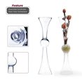 thumbnail image 4 of WGVI Trumpt Glass VASES, 24"x6"x6", Clear, 4 of 5