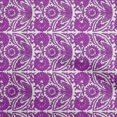 thumbnail image 1 of oneOone Cotton Flex Purple Fabric Block Sewing Craft Projects Fabric Prints By Yard 40 Inch Wide, 1 of 5