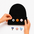 thumbnail image 2 of Charms Kids' Winter Beanie with Removable Mix-and-Match Charms, 2 of 4