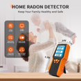 thumbnail image 4 of Handheld Radon Gas Detector Rechargeable Radon Gas Monitor Air Quality Testing Instrument 0.3-270 pci/L ,DM68R, 4 of 9