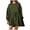 Armée Verte, variante sur Mode Chandail en Molleton Décontracté pour Femmes Manches Longues Robe Col Rond Patchwork Mini Robes Liquidation