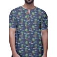 thumbnail image 4 of Atasi Kurta Courte Ajustée en Coton Cambric Imprimé Col Trou de Serrure Chemise Décontractée, 4 of 5