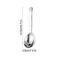 thumbnail image 2 of 316 Stainless Steel Soup Spoon Spoon Household Dining Spoon Rice Spoon Thickened Spoon Spoon, 2 of 6