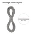 thumbnail image 2 of Uxcell Elastic Cord Heavy Stretch String Rope for Crafting DIY Sewing Hook Straps Camping Tie Down Strap Grey 2mm x 100m, 2 of 5